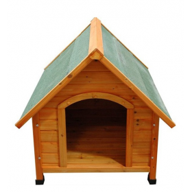 Caseta de madera para perrosp pequeña