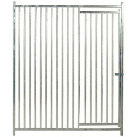 Frente barras (5cm separación) con puerta 200 x 185 cm