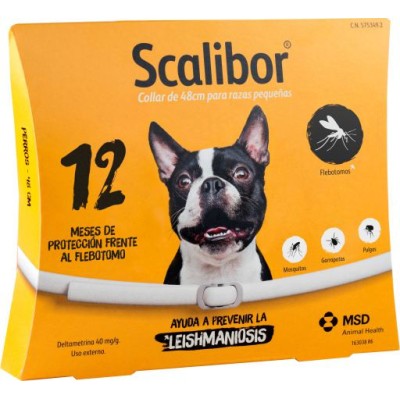 Collar Scalibor 48 CM Antiparasitario para Perros 12 meses