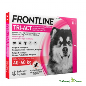 FRONTLINE TRI-ACT DOG 40-60 KILOS (3 PIPETAS)