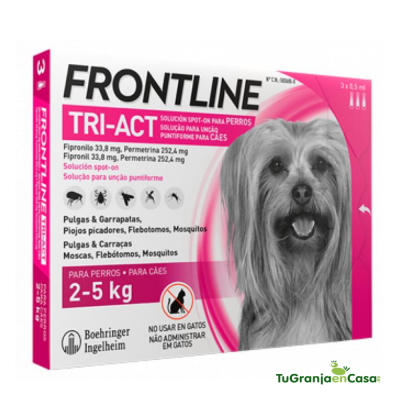 Pipetas Frontline Tri-Act para Perros
