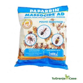 PAPARRIN POLVO INSECTICIDA JET 500 GR
