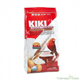 Kiki pasta de cría roja para canarios y pájaros 1 kilo