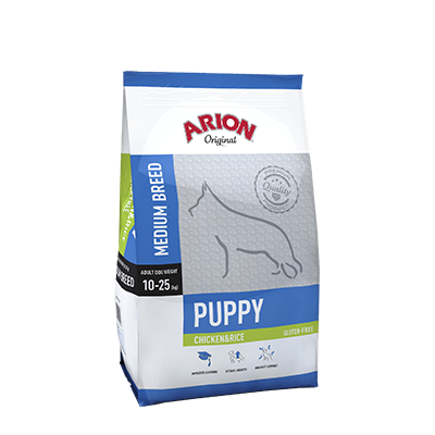 Arion Original Puppy Medium Breed Chicken&Rice saco 12 kg