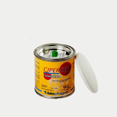 Cipergen Fumígeno - Insecticida en Bote envase 120 gramos