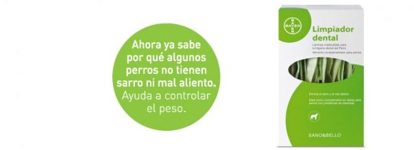  ¿Cómo funciona Sano&Bello Limpiador Dental de Bayer para Perros?