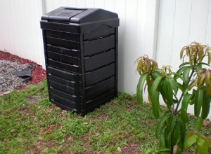 Huerto con compost casero