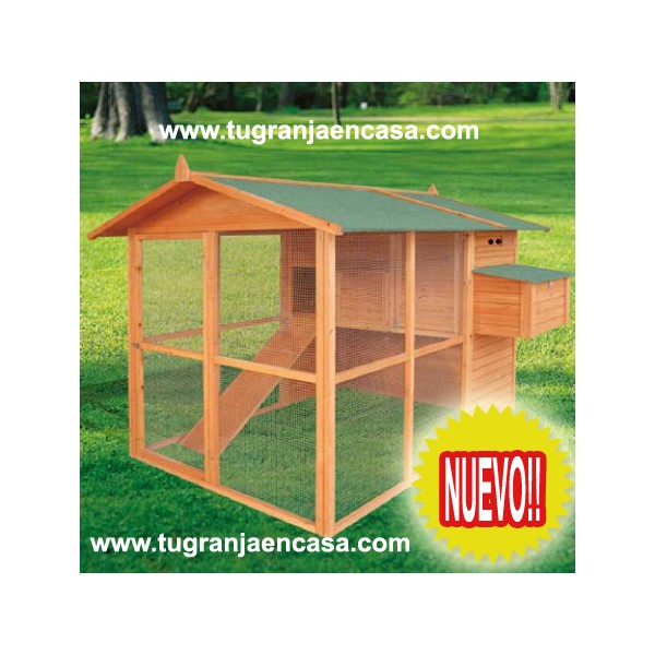 GALLINEROS PREFABRICADOS para 10 - 12 Gallinas