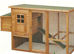 Gallinero prefabricado de madera
